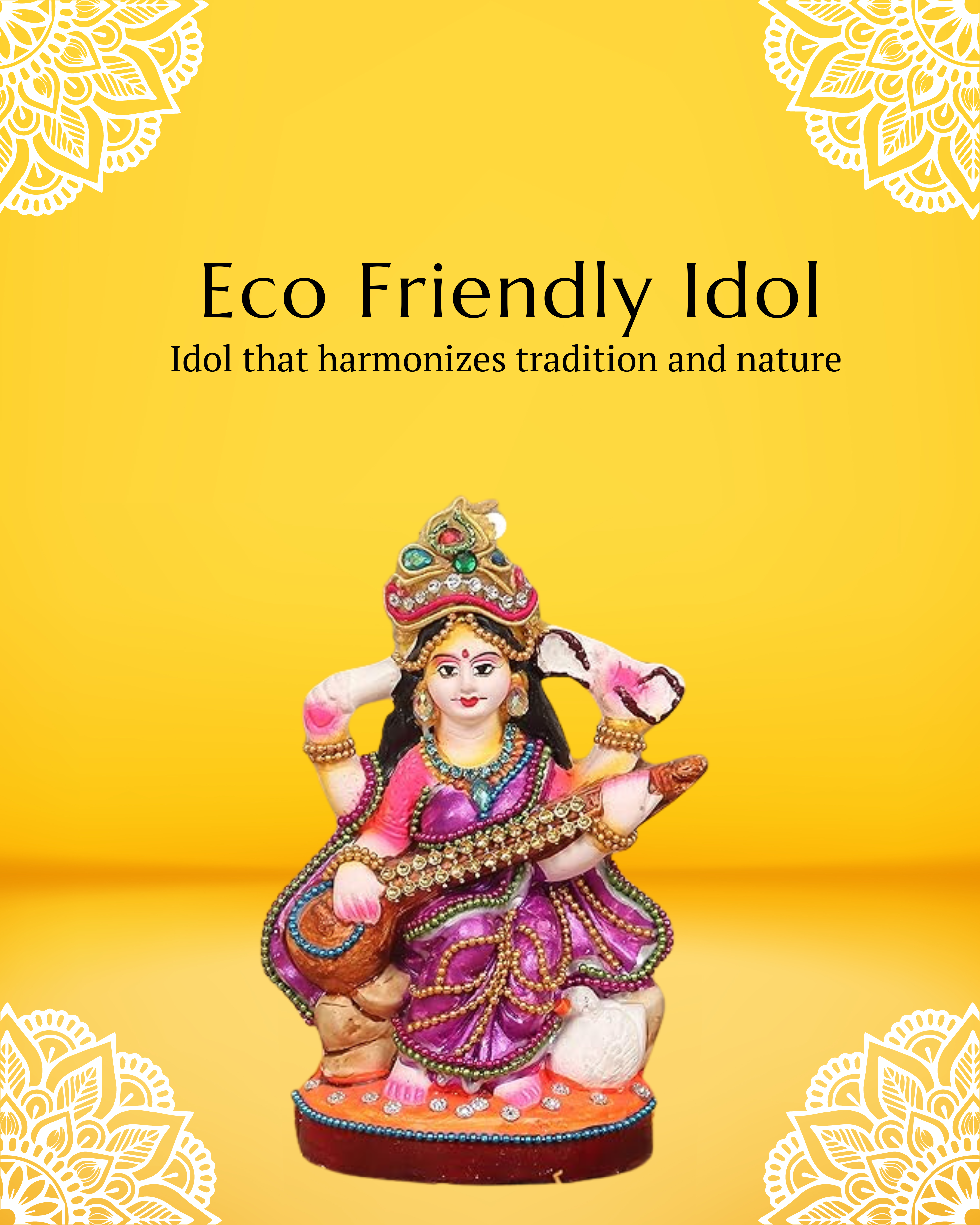 Saraswati Eco-Friendly Idol